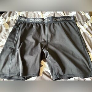 Love & sports biker shorts